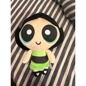 Powerpuff Girls Buttercup Plush Stuffed Animal Green Cartoon Network Toy